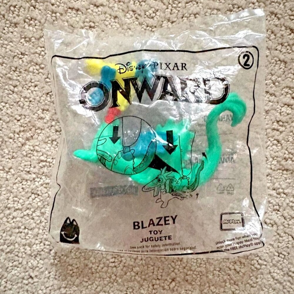 McDonalds Happy Meal Toy #2 Blazey Disney Pixar Onward 2020 Dragon